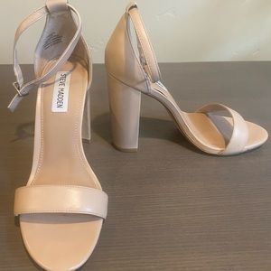 Steve Madden CARRSON Ankle Strap Block Heel Sandal - Size 7.5